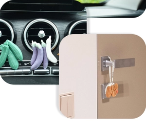 Silikonform-Set für Gemüse-Duftsteine und Auto-Diffusoren aus Gips für DIY-Projekte