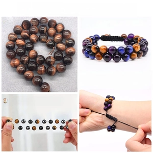 Quality comparison showing premium blue tiger eye stone beads vs low-grade alternatives