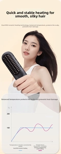 Détail de la technologie chauffante céramique MCH avec température constante pour cheveux