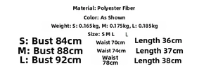 Size chart for lace-up corset top showing bust, waist, and length in centimeters