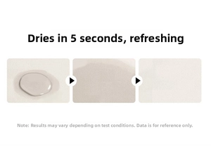 Detailed demonstration showing the 5-second fast water absorption of the drying mat