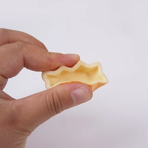Star-shaped squishy toy made of yellow PU foam for stress relief and DIY projects