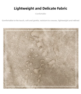 Detail showing high-quality water-resistant beige canvas fabric with visible droplets