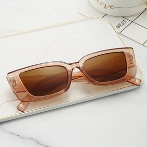 Square Sunglasses For Women Men Retro Small Frame UV400 Protection PC Plastic Candy Color Vintage Trendy Shades Outdoor