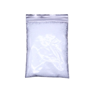 Artificial white snow powder in clear bag for Christmas window display decoration