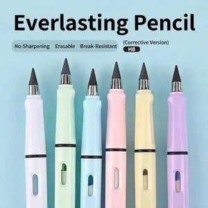 Inkless Eternal Pencil Erasable No Sharpening Plastic Alloy For Writing Drawing Ergonomic Posture Correction
