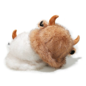 Bob en fausse fourrure de renard avec cornes mignonnes et doublure chaude pour hiver