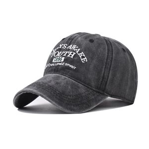 Washed Cotton Baseball Cap Vintage Distressed Youth 1995 Letter Embroidered Adjustable Outdoor Casual Sun Hat Unisex