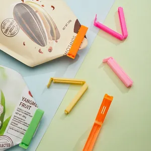 Bunte Kunststoff-Verschlussclips für Lebensmittelfrische in verschiedenen Farben