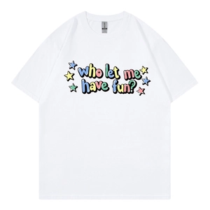 Herren Baumwolle Kurzarm T-Shirt Grafikdruck Buchstaben Locker Lässig Rundhals Streetwear Tee