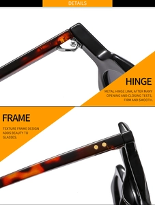 Detail view of durable metal hinges and textured rectangular frames on punk sunglasses