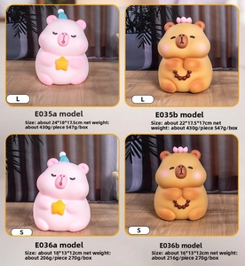 Tableau comparatif détaillé des tailles pour tirelires Capybara en divers modèles