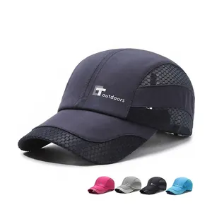 Quick Dry Baseball Cap Breathable Mesh Sun Protection Outdoor Sports Lightweight Adjustable Running Hiking Sun Hat