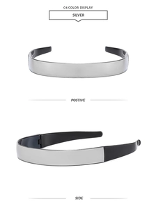 Detail view of silver punk sunglasses showing front and side angles with metallic finish