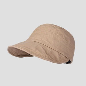 Sonnenhut Aus Gewaschener Baumwolle Faltbar Atmungsaktiv Japanischer Stil Damen Freizeit Kappe Mit Formbarer Krempe