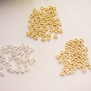 Triangle Hollow Spacer Beads Gold Plated Alloy DIY Jewelry Making Accessories For Necklace Bracelet Crafting