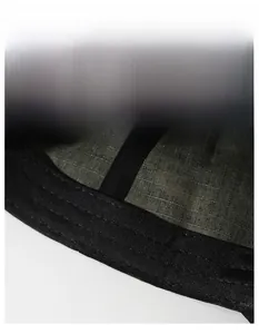 Close-up of the breathable mesh lining and wide moisture-wicking sweatband inside the cap