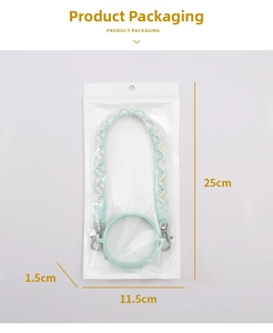 Detailed view of hand-woven 40oz tumbler handle strap with silicone ring in packaging