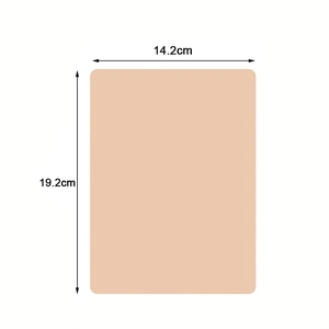 Pink tattoo practice skin 14.2x19.2cm rectangle silicone pad for microblading skills