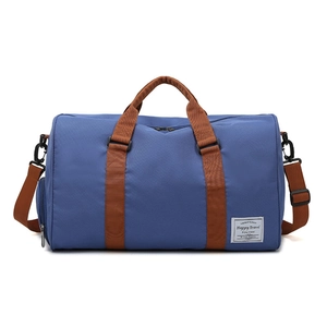 Grande Borsa da Viaggio Duffel Impermeabile in Tessuto Oxford Borsa Sportiva per Palestra con Scomparto Scarpe per Uomo Donna