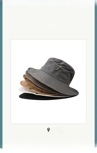 Waterproof outdoor bucket hats available in five versatile colors for hiking and sun protection