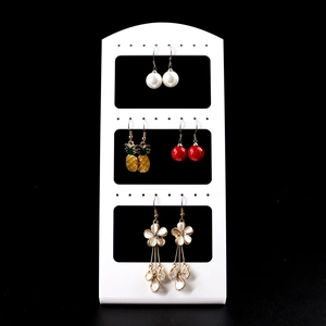 Earring Display Stand Acrylic Multi Tiered Jewelry Organizer For Studs And Dangles Desktop Showcase Modern Style