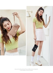 Chic long clutch wallets with geometric embroidery and fluffy pom-pom wristlet charms