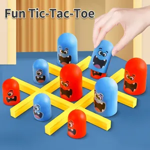 Tic-Tac-Toe Strategy Game Matryoshka Style Monster Cartoon Desktop Battle Educational Logic Training For Kids Plastic