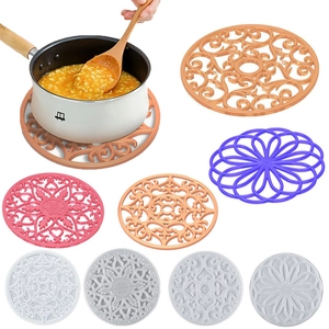 Mandala Patroon Siliconen Mallen Voor Hars Gieten DIY Onderzetter Isolatiemat Dromenvanger Veer Hangend Ornament Hol