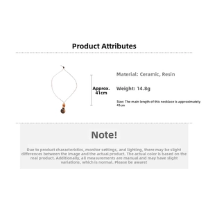 Dettagli della collana a cuore con specifiche di lunghezza 41cm e peso di 14,8g
