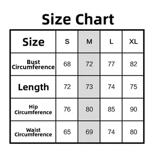 Size chart for V-neck one-piece swimsuit with bust, waist, and hip measurements