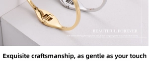 Macro detail of high-precision spring clasp on gold and silver butterfly bangles
