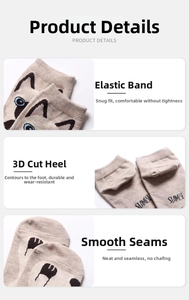 Detail of cotton crew socks showing elastic ribbed cuffs, 3D heel, and smooth toe seam