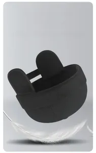 Detailed view of thermal wool docker hat with ear protection and 3D cut stitching