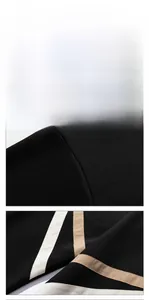 Détails macro du tricot en nid d'abeille et du design à rayures contrastées sur le sweat-shirt
