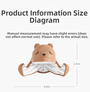 Tabella delle dimensioni per paraspigoli in silicone a forma di orso bruno con adesivo
