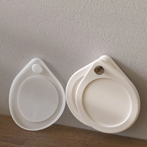 Water drop silicone resin mold for DIY storage tray and ornaments with hanging hole