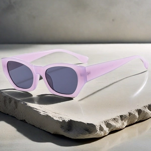 Retro Small Frame Cat Eye Sunglasses With PC Frame And AC Lens UV400 Protection For Outdoor Fashion Travel Unisex