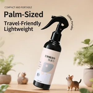 200ml Bio-Enzymatic Pet Deodorizer Spray for odor removal and 99% disinfection on wood surface