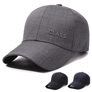 Baseball Cap Cotton Polyester Blend Breathable Adjustable Metal Buckle Casual Sun Hat Men Women Embroidered Letter