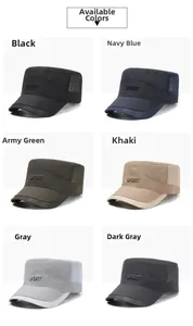 Détail montrant les couleurs et le design en maille respirante de la casquette militaire
