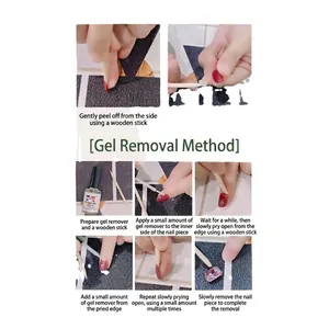 Guida passo-passo alla rimozione delle unghie finte con liquido debonder dedicato