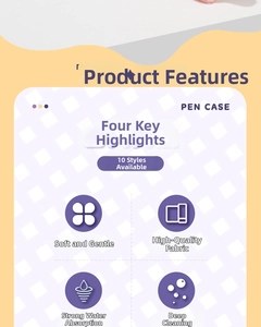 Features of the soft cleanser puff including deep cleaning and strong water absorption