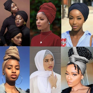 Collage of soft milk silk turbans in multiple solid colors like black, red, and blue