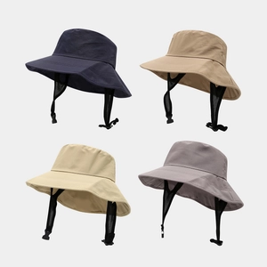 Chapeau Bob De Plein Air À Large Bord Imperméable Polyester Ripstop Respirant Randonnée Pêche Protection Solaire Hommes Femmes