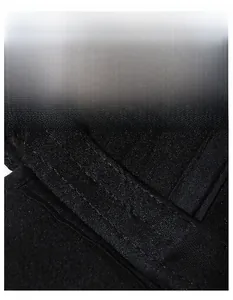 Macro shot of the widened sweatband on a winter baseball cap featuring moisture-wicking fabric