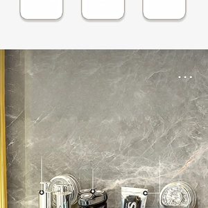 Wall-mounted bathroom organizer showing compartments for toothpaste and skincare bottles