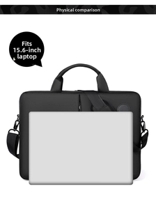 Detailed comparison of 15.6 inch laptop bag with removable shoulder strap and side zipper