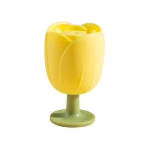 Universal silicone tulip toilet seat lifter handle in yellow and green colors