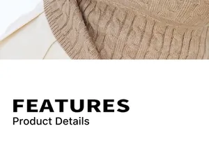 Detailed macro view of high-quality camel cable-knit fabric texture and weave pattern